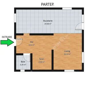 De vanzare casa cu 4 camere decomandate si gradina in zona Bavaria in Sibiu - foto 9