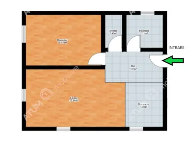 De vanzare apartament cu 2 camere decomandate si loc parcare in Selimbar Sibiu - foto 5