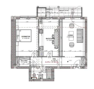 De vanzare apartament cu 2 camere decomandate si balcon etaj 2 zona Doamna Stanca - foto 6