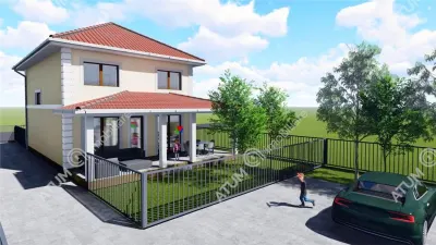 Casa individuala 4 camere si 323 mp teren de vanzare in Selimbar - Sibiu
