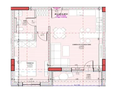 Apartament de vanzare la cheie cu 2 camere balcon si loc parcare zona Pictor Brana din Selimbar - foto 3