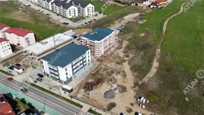 De vanzare apartament finisat la cheie cu 3 camere decomandate 2 bai si 2 balcoane zona Pictor Brana - Sibiu