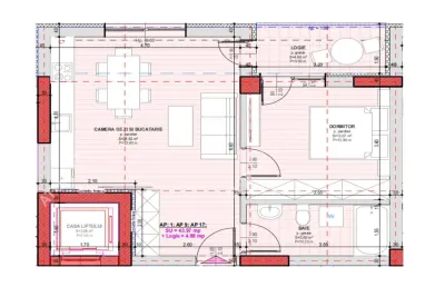 De vanzare apartament la cheie cu 2 camere la etajul 2 in Selimbar Pictor Brana - foto 4