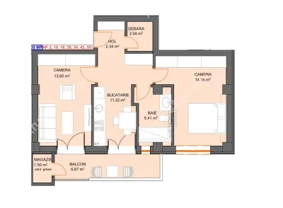 De vanzare apartament cu 2 camere decomandate si balcon zona Doamna Stanca - foto 4