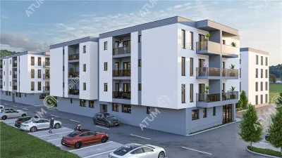 Apartament intabulat cu 3 camere 2 bai zona Pictor Brana din Selimbar - foto 3