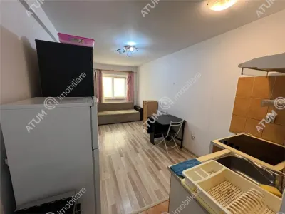 Garsoniera de inchiriat mobilata si utilata la etajul 2 in Sibiu zona Broscarie - foto 3