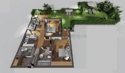 Direct Dezvoltator - Apartament 3 camere de vanzare Sibiu - Turnisor - foto 3