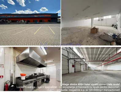 Spatii Egros Calea Chisinaului, depozit productie de la 80mp la 1000mp - Iasi