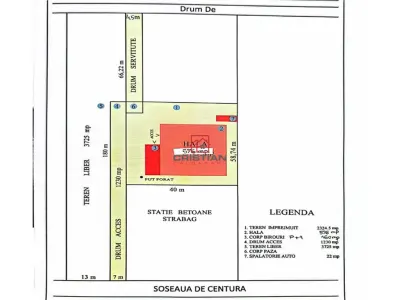 Vanzare depozit/hala/spatiu industrial cu teren 7.280mp Domnesti - Centura, ILFOV - foto 2