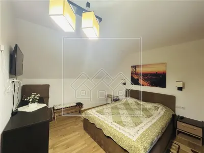 Casa moderna, mobilata si utilata, teren de 309 mp - Cisnadioara - foto 14