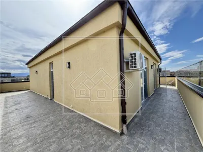 Penthouse de vanzare, terasa de 120 mp, mobilat si utilat confort lux - foto 15