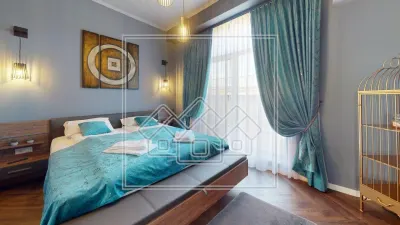 Penthouse de vanzare, terasa de 120 mp, mobilat si utilat confort lux - foto 19