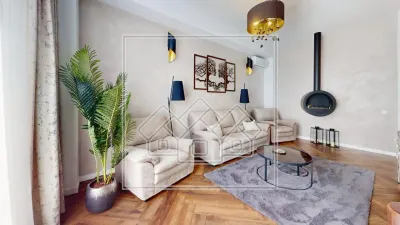 Penthouse de vanzare, terasa de 120 mp, mobilat si utilat confort lux - foto 22