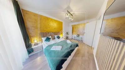 Apartament 3 camere, 2 bai, 2 terase, mobilat si utilat confort lux - foto 12