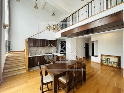 Penthouse spatios si modern, 160 mp utili + terasa spectaculoasa - Sibiu