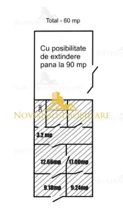 BIROU DE INCHIRIAT IN ZONA PODUL INALT - Ploiesti