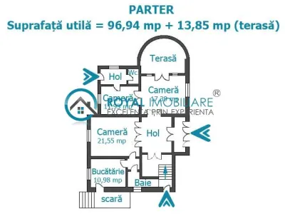 Royal Imobiliare - Inchiriere spatiu birouri zona Central - foto 21