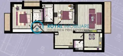 Royal Imobiliare - Penthouse 3 camere, zona Republicii - foto 9