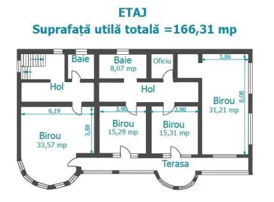 ROYAL IMOBILIARE- Inchiriere spatiu birouri zona Cantacuzino - foto 15