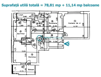 Royal Imobiliare - Vanzare apartament 3 camere zona Ultracentral - foto 3