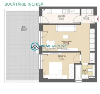 Royal Imobiliare-Vanzare Apartament 2 Camere Zona Vest - foto 2
