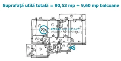 Royal Imobiliare - Vanzare apartament 4 camere zona 9 Mai - foto 18