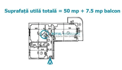 Royal Imobiliare - Vanzare apartament 2 camere zona Democratiei - foto 7