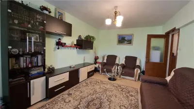 Apartament 3 camere, Dr Telemac, et 4, mobilat si utilat - Focsani