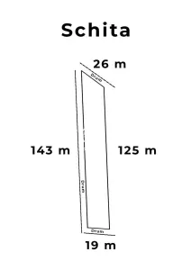 Teren Intravilan în Tomești Deal - 2500 m2, deschidere 142 mp - Tomesti