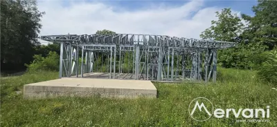 Casa pe structura metalica si teren de 757 mp de vanzare in Brebu - Brebu