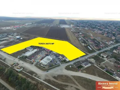Cumpana- teren de vanzare  cu platforma betonata - foto 1