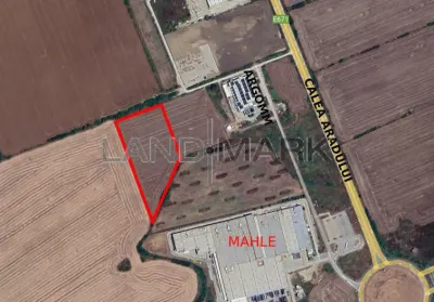Teren cu PUZ industrial de vanzare in zona Aradului - foto 1