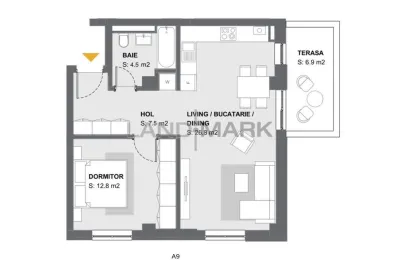 APARTAMENT NOU, INTABULAT, CENTRALA PROPRIE, COMISION 0% - foto 3