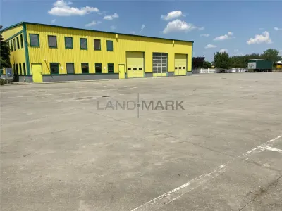 hala cu birouri, drive in, platforma betonata, Pecica Arad - Timisoara