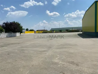 hala cu birouri, drive in, platforma betonata, Pecica Arad - foto 4