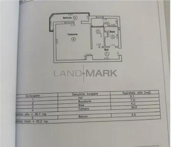 APARTAMENT CU 1 CAMERA ET 2 INT TIMOTEI POPOVICI - foto 3