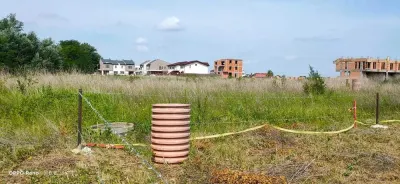 Teren 420mp, cu autorizatie constructie  duplex - Tunari