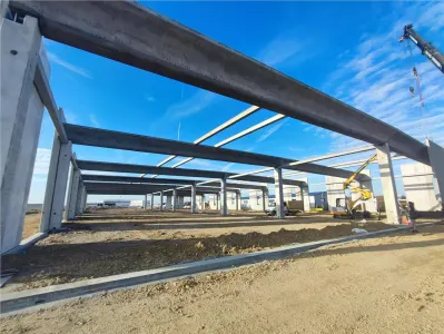 Nou !!! Hala 1200 mp, din structura beton armat/pereti din prefabricate, in Magurele, la sosea asfaltata, aproape centura ; cu personalizare fluxuri/instalatii la cerere, pe baza de comanda ferma; fin - foto 18