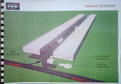 Nou !!! Hala 1200 mp, din structura beton armat/pereti din prefabricate, in Magurele, la sosea asfaltata, aproape centura ; cu personalizare fluxuri/instalatii la cerere, pe baza de comanda ferma; fin - foto 5