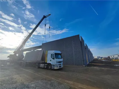 Nou !!! Hala 1200 mp, din structura beton armat/pereti din prefabricate, in Magurele, la sosea asfaltata, aproape centura ; cu personalizare fluxuri/instalatii la cerere, pe baza de comanda ferma; fin - foto 8