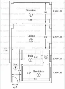 Apartment 2 camere | Mobilat si Utilat | Renovat Complet | Centrul Civic - foto 11