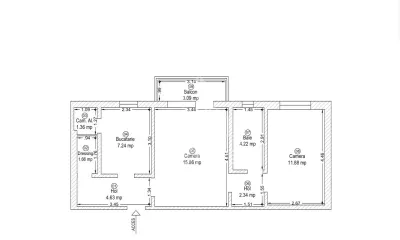 Apartament cu 2 camere de vanzare, zona Aradului, Timisoara - foto 8