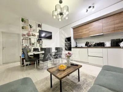 Apartament cu 3 camere mobilat si utilat la etaj intermediar in Giroc. - Giroc