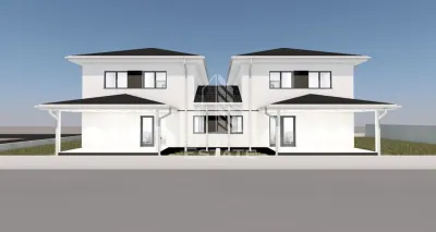 Duplex despartit prin camera tehnica, 4 camere, 3 bai,Mosnita Veche - Mosnita Veche