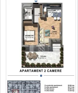 Apartamente de vanzare cu 2 camere, predare la cheie, Torontalului - foto 18