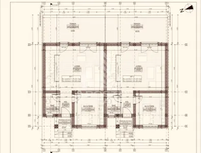 Case insiruite cu 3 camere, bucatarie inchisa, toate utilitatile. - foto 18