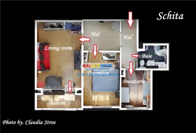 INCHIRIERE APARTAMENT 2 CAMERE DRISTOR METROU - foto 11