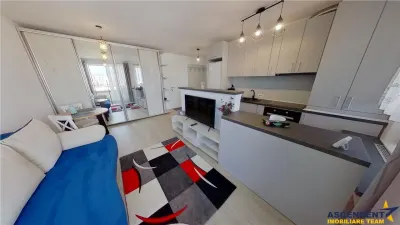 Studio elegant, mobilat si utilat, terasa, loc parcare, pietonala Kasper - foto 12