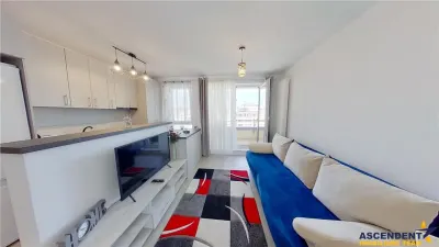 Studio elegant, mobilat si utilat, terasa, loc parcare, pietonala Kasper - foto 19